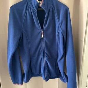 Lilly Pulitzer Royal Blue Fleece Jacket